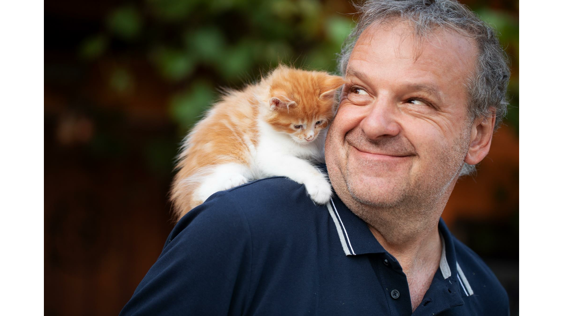 Rudi Kolleritsch mit Katze | © Rudi Kolleritsch